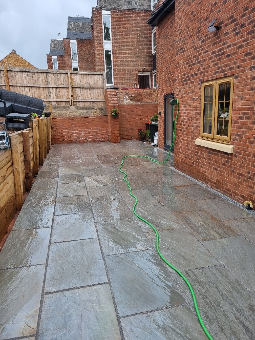Kandla Grey Indian Sandstone Patio - Solihull